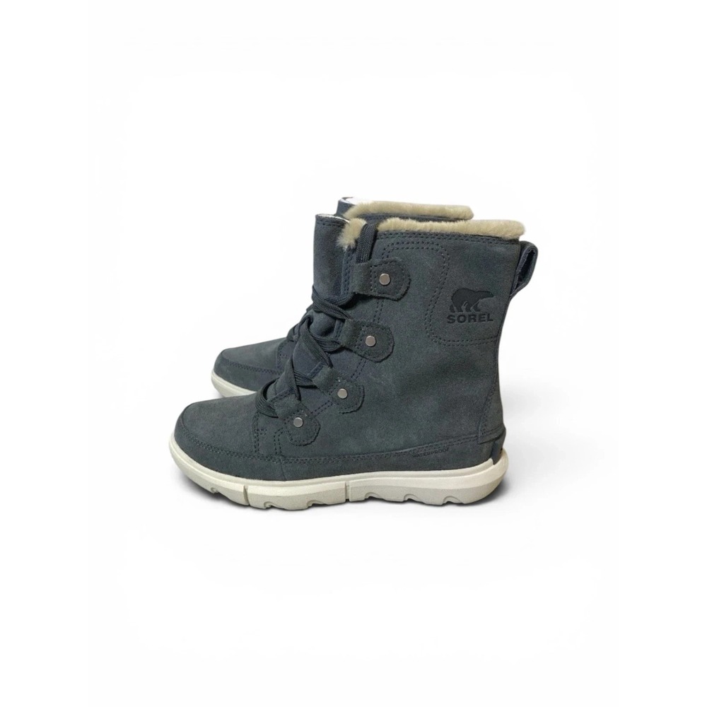 Sorel Womens Explorer II Joan Faux Fur Waterproof Boot Grill/fawn Sz 7 - NWB - Picture 3 of 3